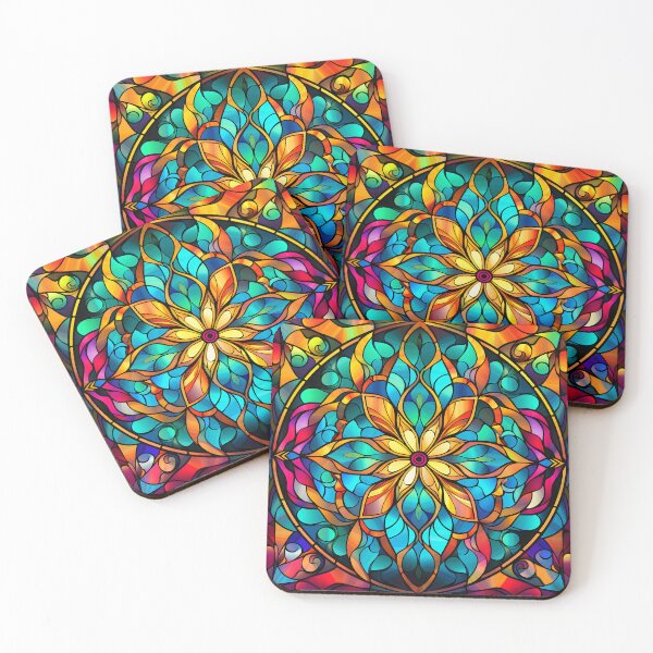 Item preview, Indian Silk Textile Pattern I: Celebrates Music, Mythology and Festivals with Celestial Colors and Intertwined Shapes. designed and sold by InsaneLEDP.