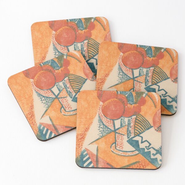 Item preview, Orange Abstract Still Life designed and sold by lalatrash.