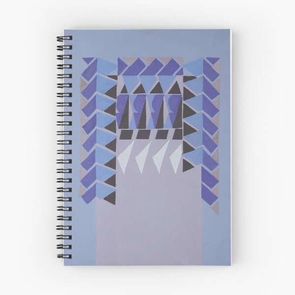 Item preview, Abstract Art Triangle Blue Tribal designed and sold by lalatrash.