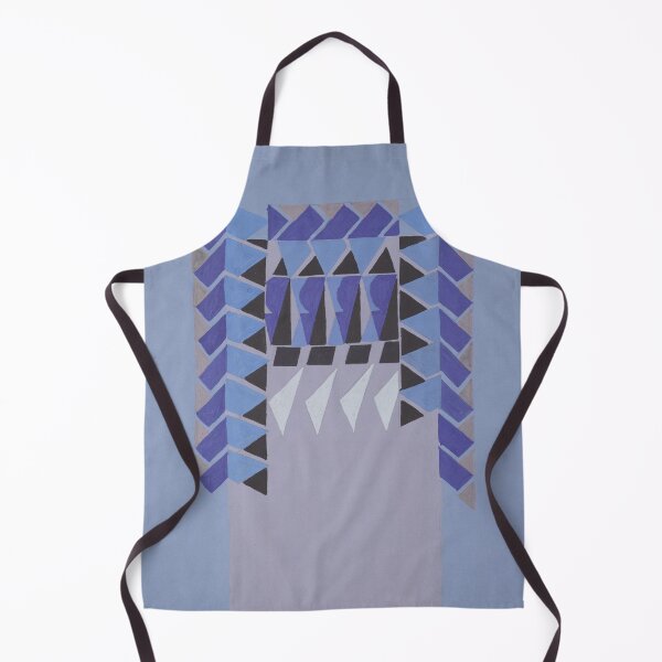 Item preview, Abstract Art Triangle Blue Tribal designed and sold by lalatrash.
