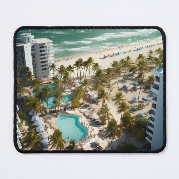 Item preview, Miami beach from an office view designed and sold by KostasCreations.