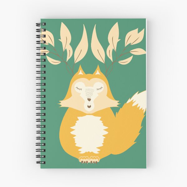 Item preview, Meditating Zen Cute Fox Forest Style Cartoon designed and sold by LeakAPeak.