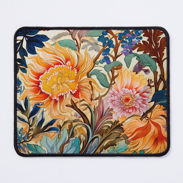 Item preview, Indian Silk Textile Pattern III: Celebrates Music, Mythology and Festivals with Celestial Colors and Intertwined Shapes. designed and sold by InsaneLEDP.