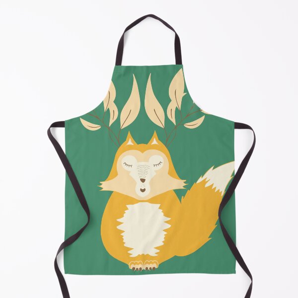 Item preview, Meditating Zen Cute Fox Forest Style Cartoon designed and sold by LeakAPeak.