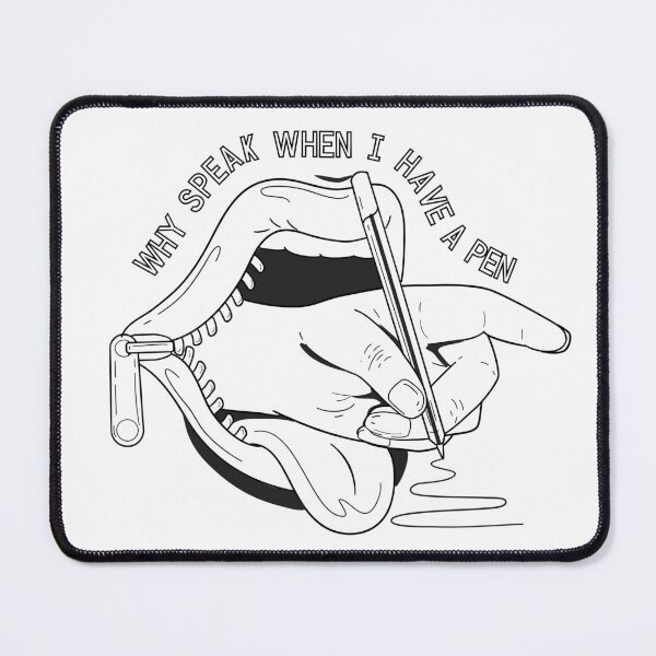 Item preview, Why Speak When I Have a Pen designed and sold by artofmyfathers.