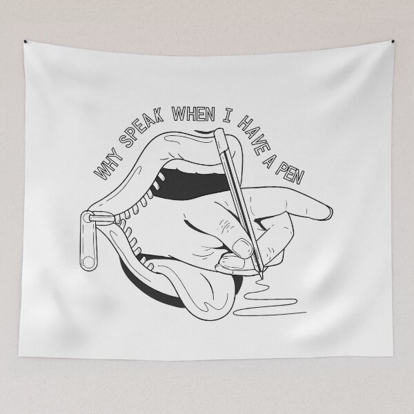 Item preview, Why Speak When I Have a Pen designed and sold by artofmyfathers.