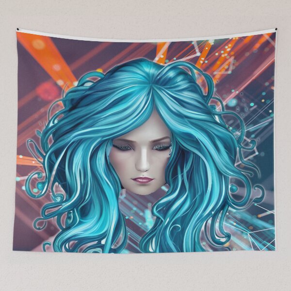 Item preview, Mystifying Blue Lady designed and sold by MugsAndDuds.