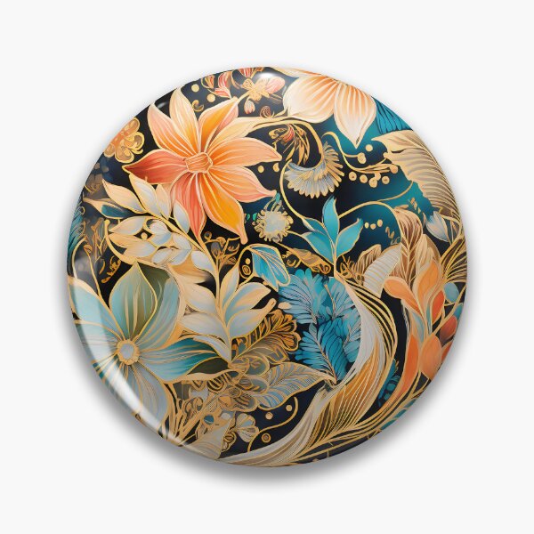 Item preview, Indian Silk Textile Pattern IV: Celebrates Music, Mythology and Festivals with Celestial Colors and Intertwined Shapes. designed and sold by InsaneLEDP.