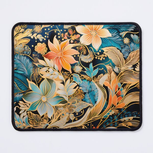 Item preview, Indian Silk Textile Pattern IV: Celebrates Music, Mythology and Festivals with Celestial Colors and Intertwined Shapes. designed and sold by InsaneLEDP.