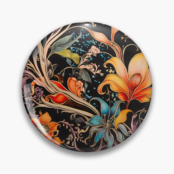 Item preview, Indian Silk Textile Pattern V: Celebrates Music, Mythology and Festivals with Celestial Colors and Intertwined Shapes. designed and sold by InsaneLEDP.