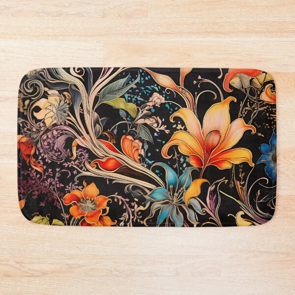 Item preview, Indian Silk Textile Pattern V: Celebrates Music, Mythology and Festivals with Celestial Colors and Intertwined Shapes. designed and sold by InsaneLEDP.