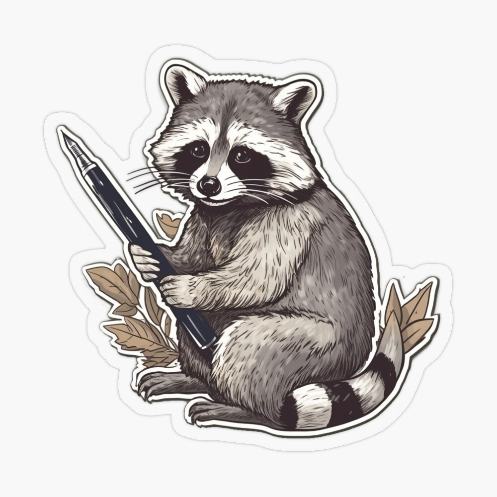  Kawaii Raccoon Stickers, Cute Raccoon, Raccoon Inside The  Blanet Sticker 3x3, Raccoon Lover Stickers, Stickers for Laptop :  Electronics