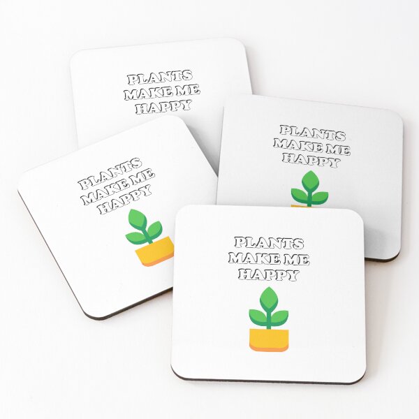 Item preview, Plants make me happy - plant lover - gardening designed and sold by Inspirationmotivation.