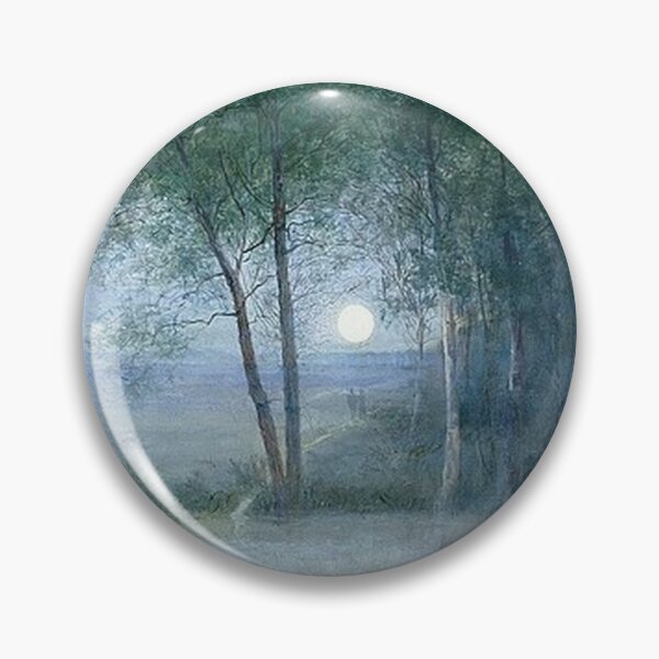 Item preview, Dusk Landscape with Birches designed and sold by tomorrowsart.