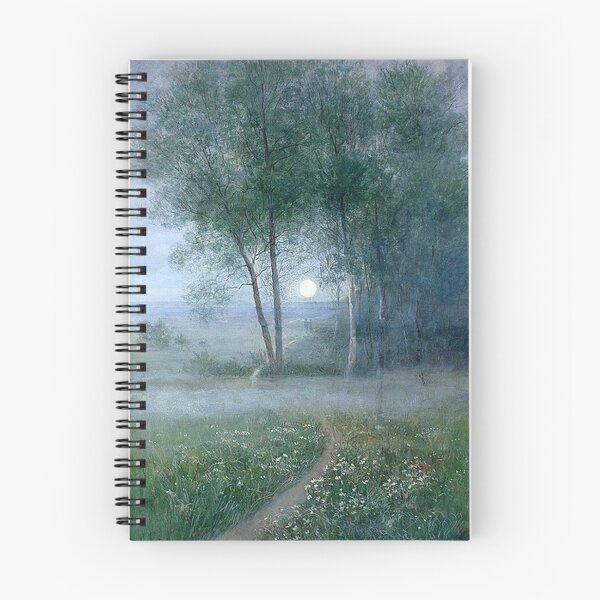 Item preview, Dusk Landscape with Birches designed and sold by tomorrowsart.