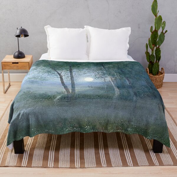 Item preview, Dusk Landscape with Birches designed and sold by tomorrowsart.