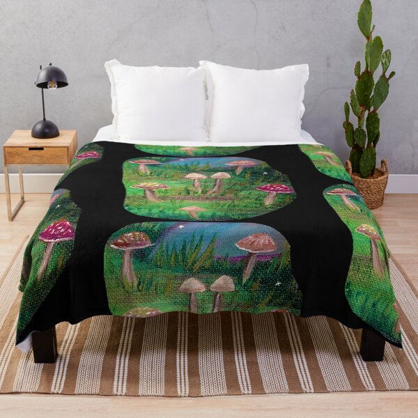 Item preview, colorful mushrooms designed and sold by Mooki-.