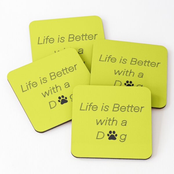 Item preview, Life is Better with a Dog  designed and sold by ButterflyOsaka.