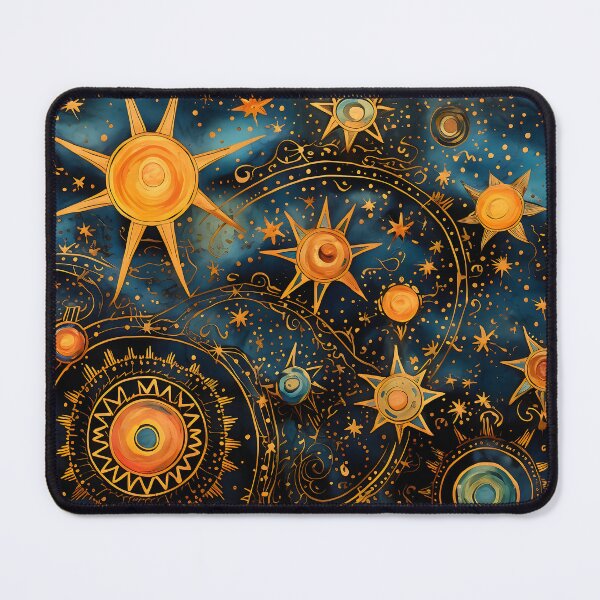 Item preview, Indian Silk Textile Pattern VII: Celebrates Music, Mythology and Festivals with Celestial Colors and Intertwined Shapes. designed and sold by InsaneLEDP.