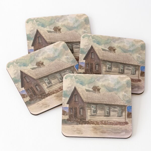 Item preview, cabin watercolor designed and sold by Tess Berger.