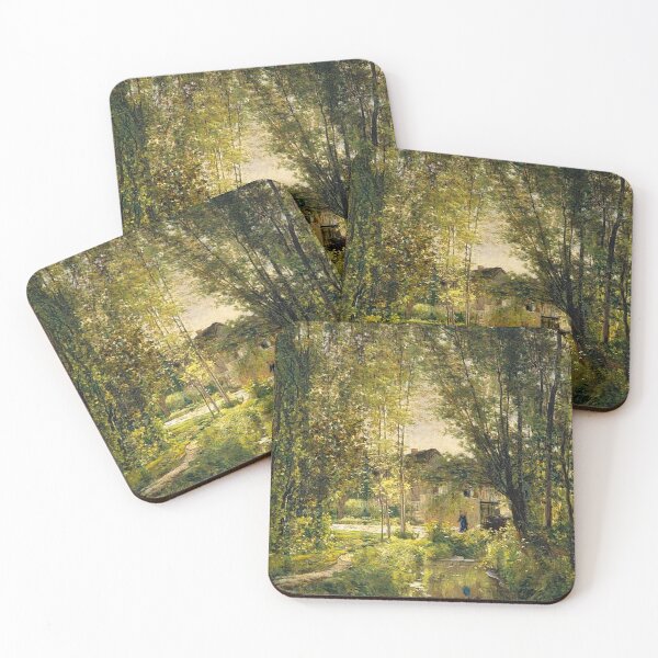 Item preview, Landscape with a Sunlit Stream designed and sold by tomorrowsart.
