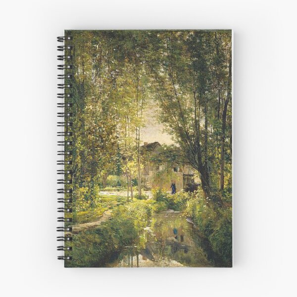 Item preview, Landscape with a Sunlit Stream designed and sold by tomorrowsart.
