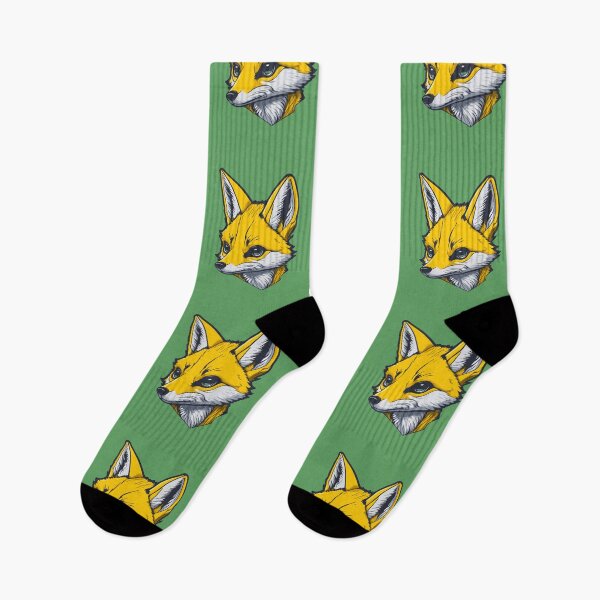 Item preview, cute yellow fox designed and sold by KOKOTART.