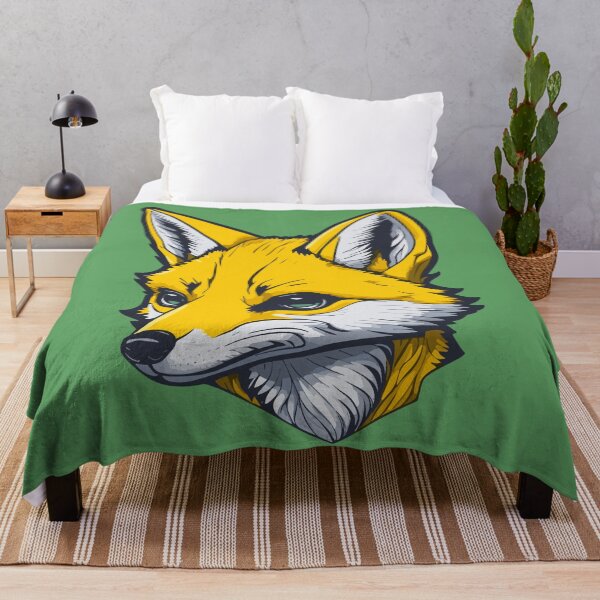 Item preview, cute yellow fox designed and sold by KOKOTART.