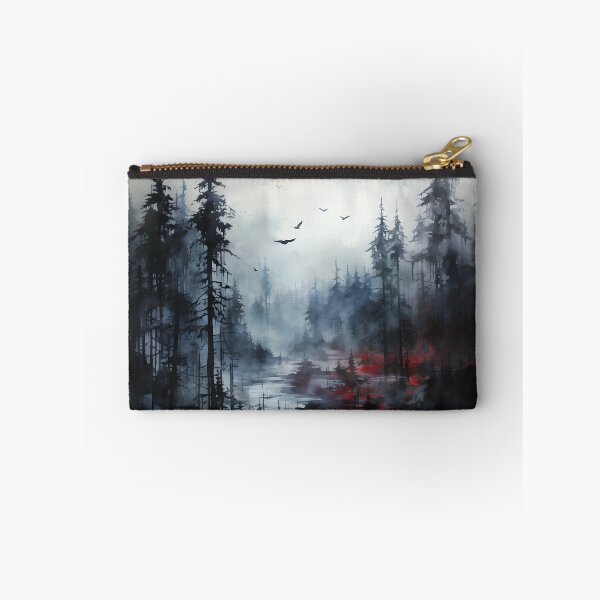 Item preview, Misty Forest Landscape Ink Paint 3 designed and sold by Maxouniverse.