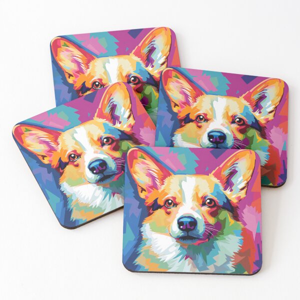 Item preview, A Pop Art Portrait Celebrating Pembroke Welsh Corgi designed and sold by lesvalises.