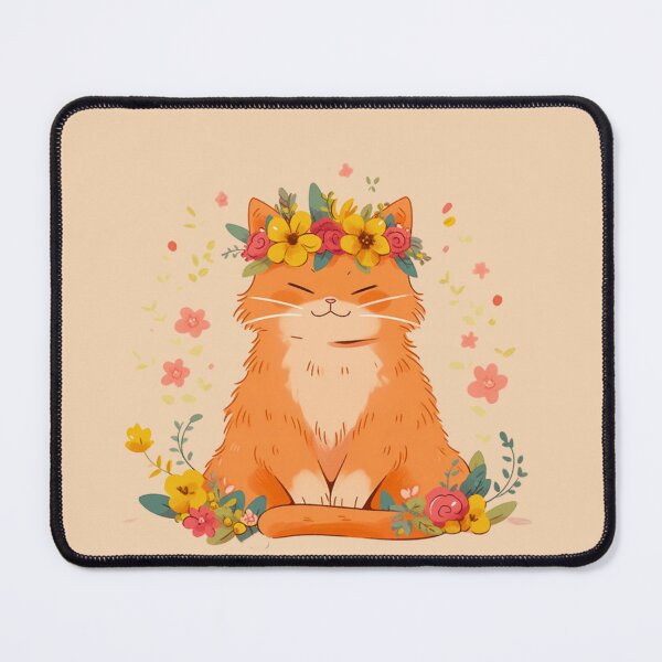 Item preview, Zen Cat in Flower designed and sold by thoruart.