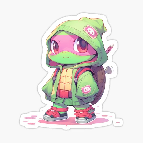 dibujos de tortugas ninja chibi