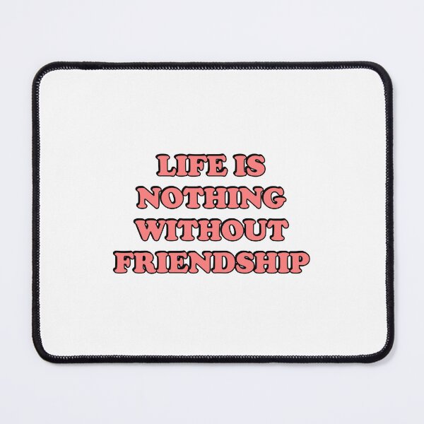 Item preview, Cicero quote on friends - Life is nothing without friendship designed and sold by Inspirationmotivation.