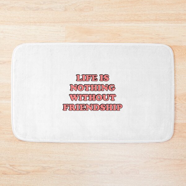 Item preview, Cicero quote on friends  - Life is nothing without friendship  designed and sold by Inspirationmotivation.