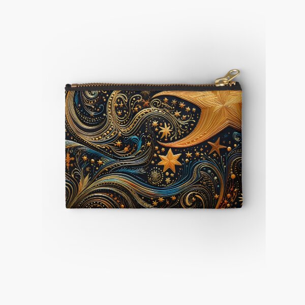 Item preview, Indian Silk Textile Pattern X: Celebrates Music, Mythology and Festivals with Celestial Colors and Intertwined Shapes. designed and sold by InsaneLEDP.