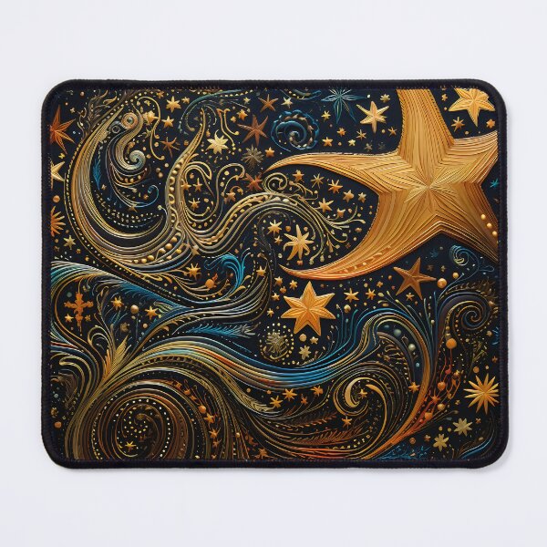 Item preview, Indian Silk Textile Pattern X: Celebrates Music, Mythology and Festivals with Celestial Colors and Intertwined Shapes. designed and sold by InsaneLEDP.