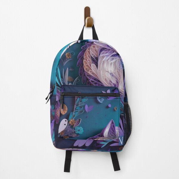 Item preview, Cute fox with floral ornament on blue background. Vector illustration. designed and sold by aiphotosart.