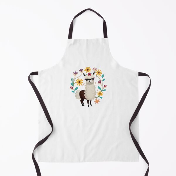 Item preview, Hygge Style Llama and Flowers designed and sold by hyggefolkart.