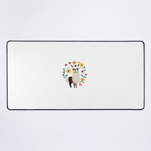 Item preview, Hygge Style Llama and Flowers designed and sold by hyggefolkart.