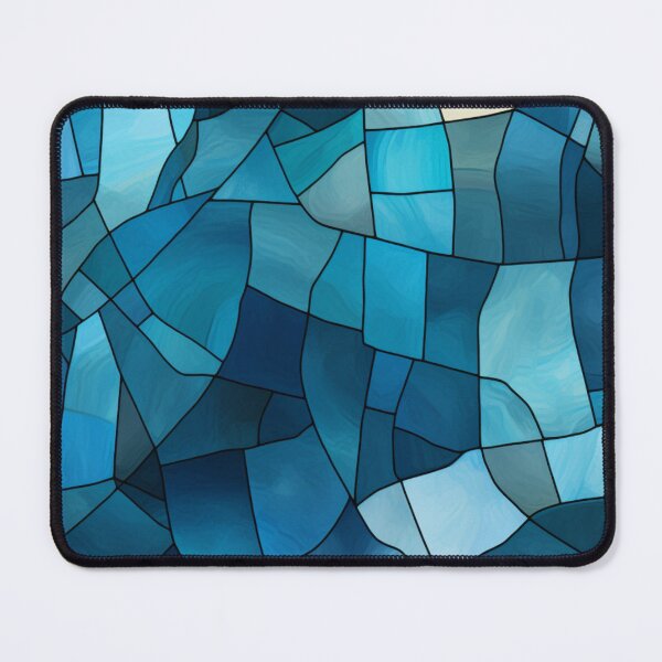 Item preview, Azure Glass Mosaic designed and sold by MyMerryMary.