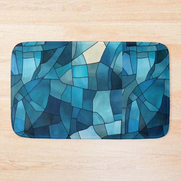 Item preview, Azure Glass Mosaic designed and sold by MyMerryMary.