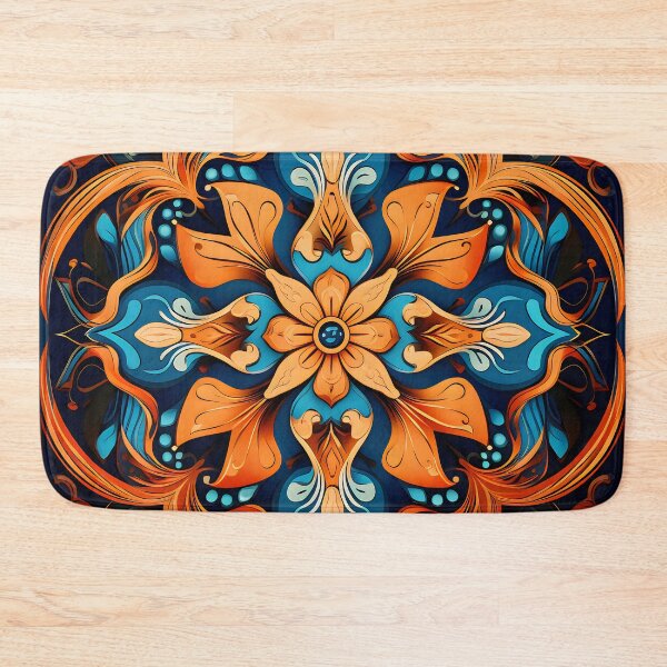 Item preview, Indian Silk Textile Pattern XII: Celebrates Music, Mythology and Festivals with Celestial Colors and Intertwined Shapes. designed and sold by InsaneLEDP.