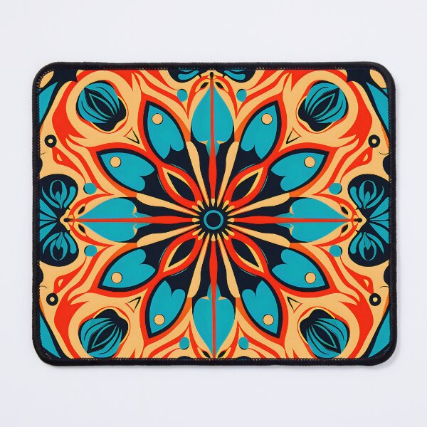 Item preview, Indian Silk Textile Pattern XIII: Celebrates Music, Mythology and Festivals with Celestial Colors and Intertwined Shapes. designed and sold by InsaneLEDP.