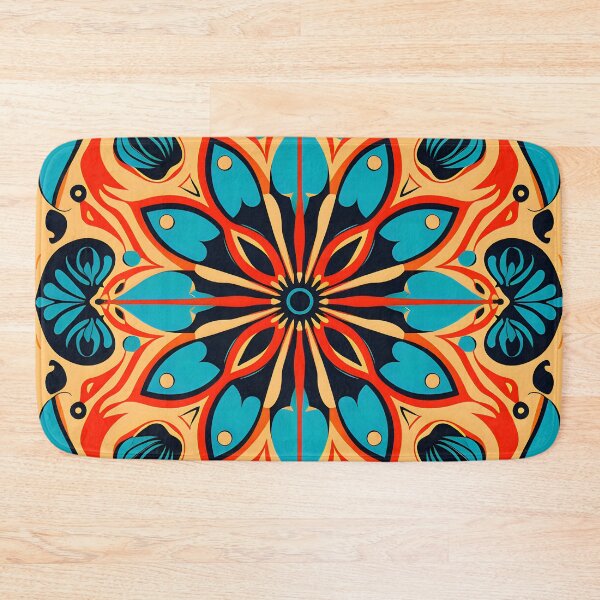 Item preview, Indian Silk Textile Pattern XIII: Celebrates Music, Mythology and Festivals with Celestial Colors and Intertwined Shapes. designed and sold by InsaneLEDP.