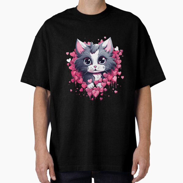 Loving Kitten Oversized T-Shirt