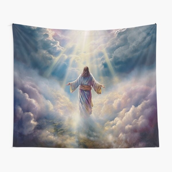 Item preview, Jesus In the Clouds Rapture Ready designed and sold by TheCraftyG.