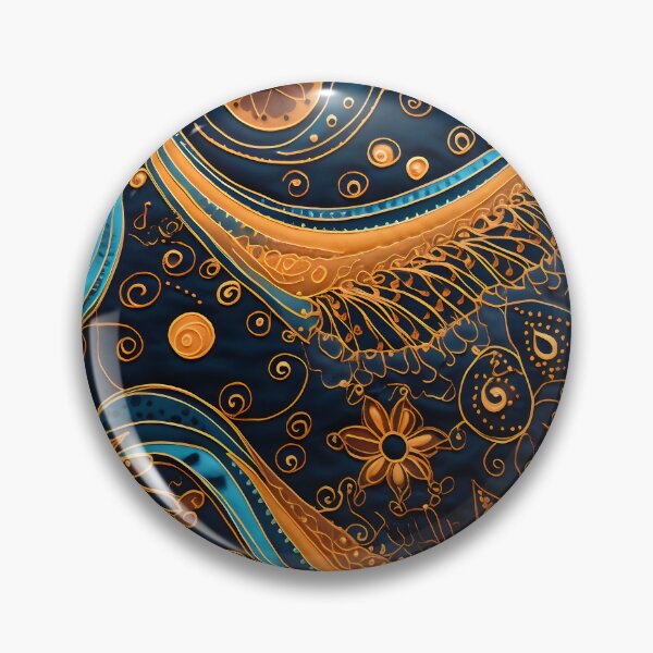 Item preview, Indian Silk Textile Pattern XIV: Celebrates Music, Mythology and Festivals with Celestial Colors and Intertwined Shapes. designed and sold by InsaneLEDP.