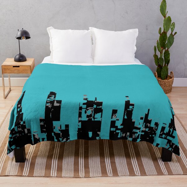 Item preview, CITYSCAPE. ABSTRACT URBAN LANDSCAPE. BLUE. designed and sold by 5hertz.