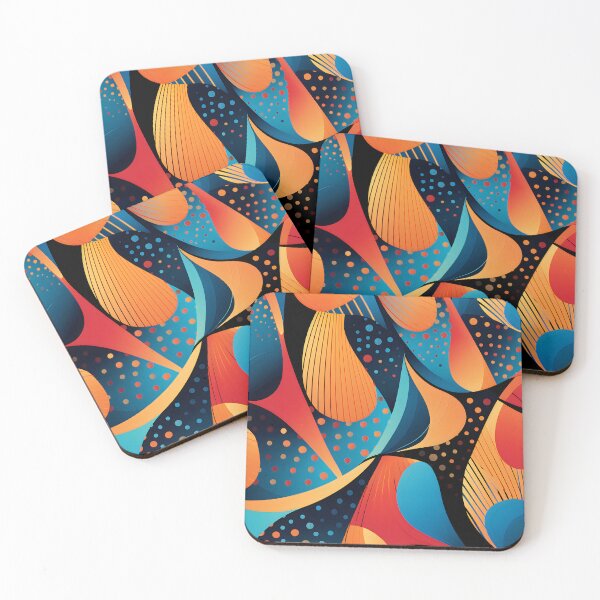 Item preview, Indian Silk Textile Pattern XV: Celebrates Music, Mythology and Festivals with Celestial Colors and Intertwined Shapes. designed and sold by InsaneLEDP.
