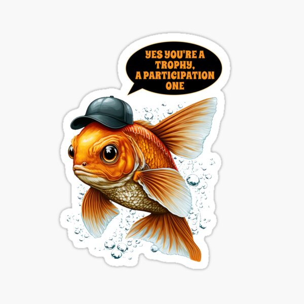 GSO Grumpy Fish Sticker